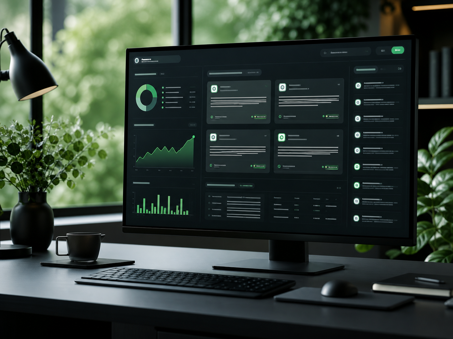 AI 搜索可见度诊断工作站示意图